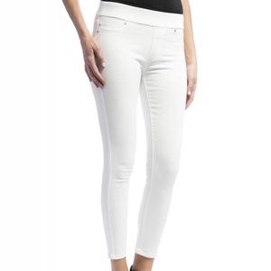 White Pull On Liverpool Jeans Ankle Skinny